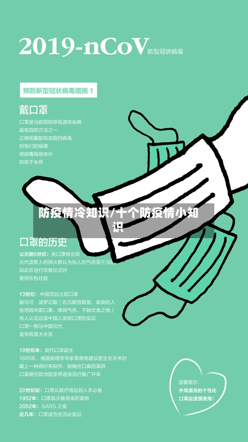 防疫情冷知识/十个防疫情小知识