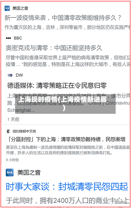 上海现时疫情(上海疫情新进展)-第2张图片